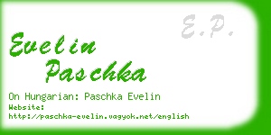 evelin paschka business card